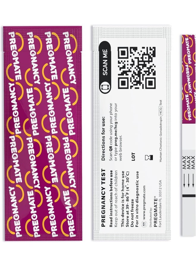 Pregmate 50 Pregnancy Test Strips (50 Count) - Image 2